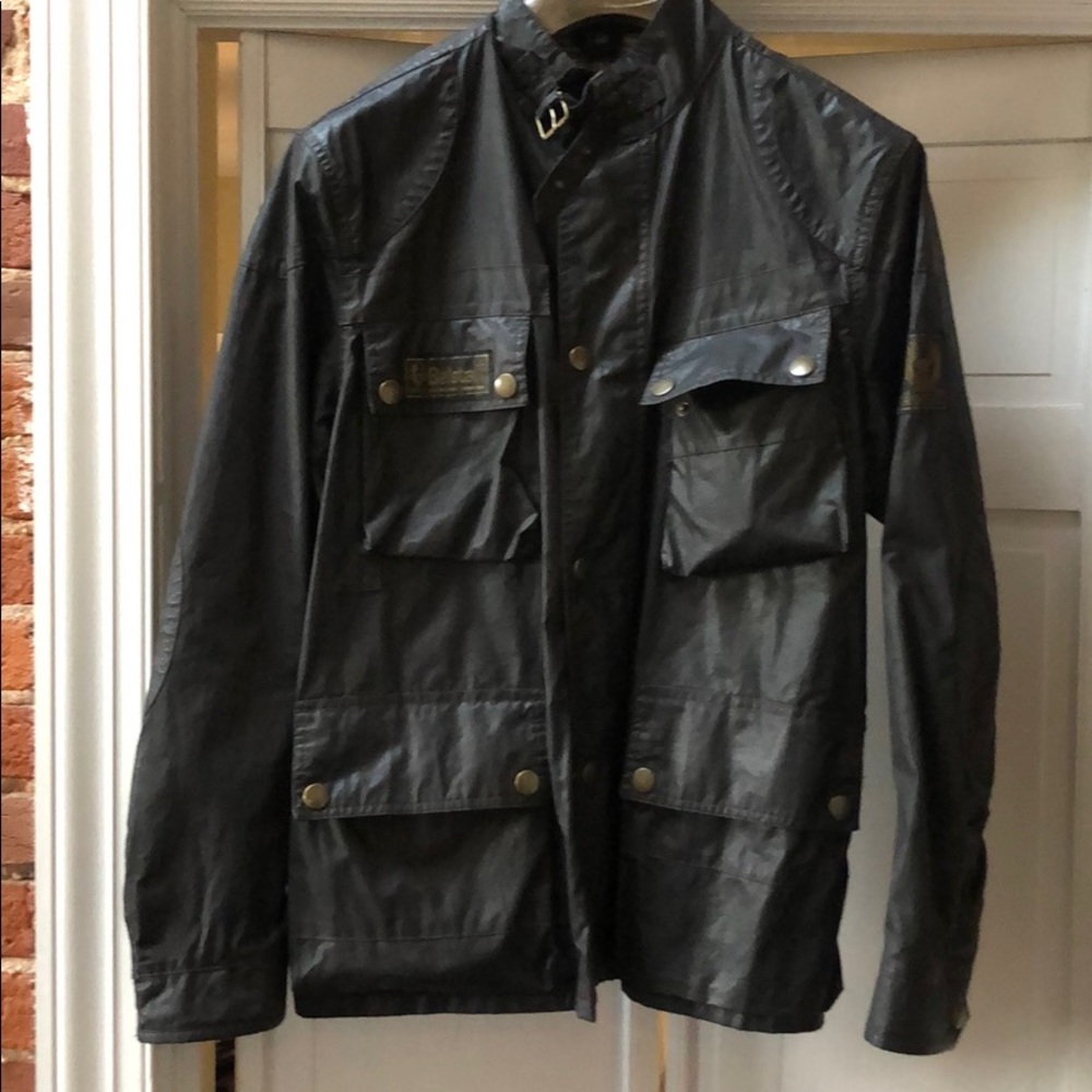 Belstaff waxed linen jacket
